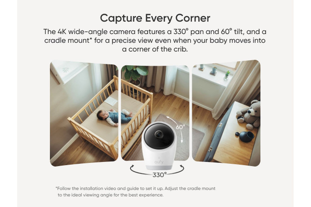 Eufy Baby Monitor E21 | Baby Monitor | 4k Ultra High Definition-18