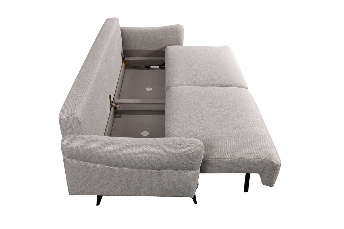 Eala 3 Seater Sofa | Fabric | Grey-5