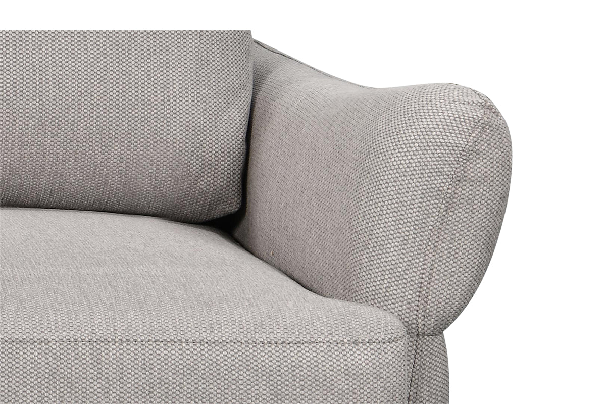 Eala 3 Seater Sofa | Fabric | Grey-6