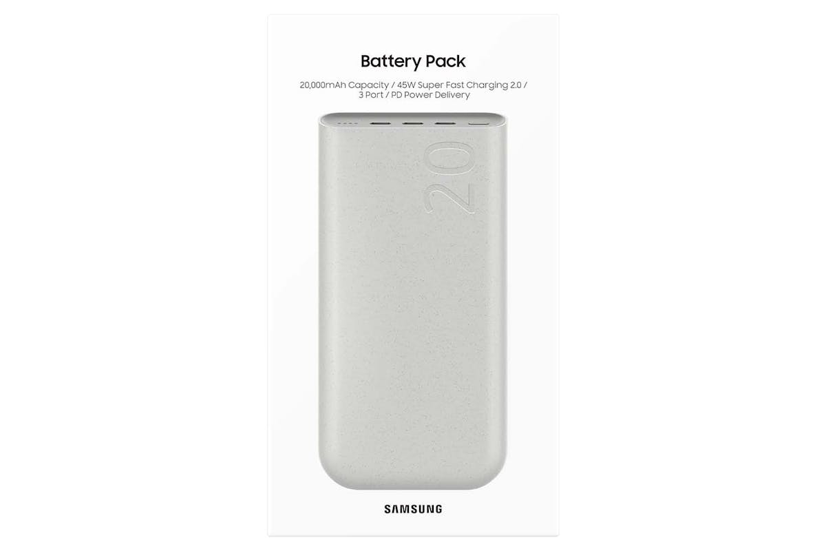 Samsung 20,000 mAh 45W Super Fast Charging Battery Pack | Beige-7