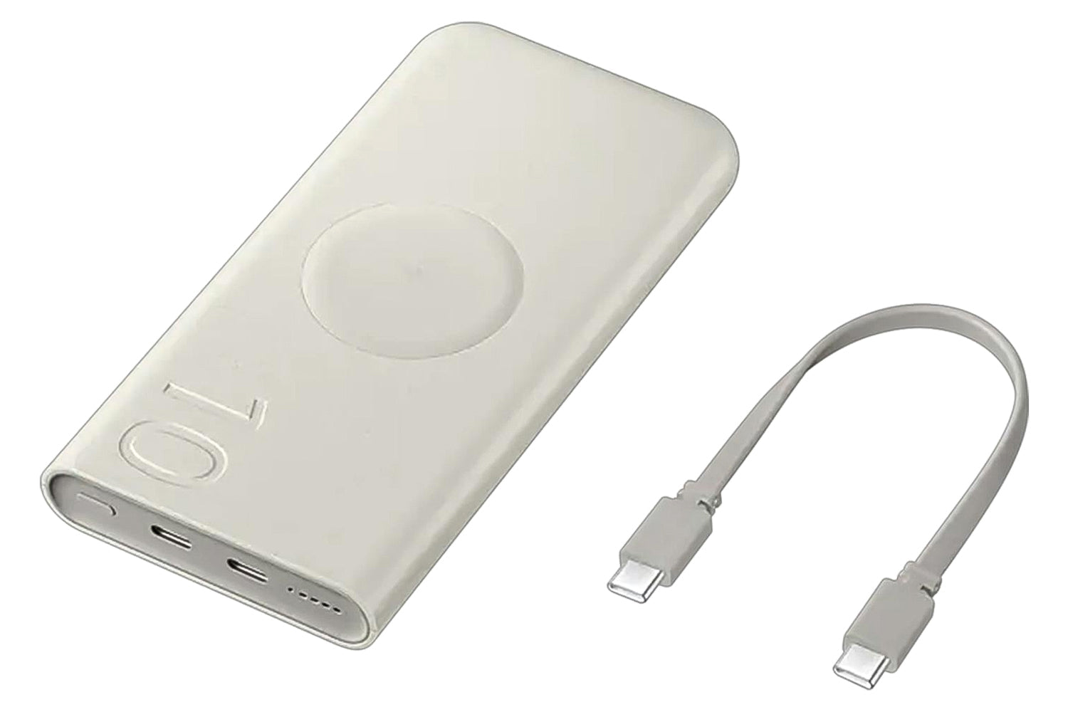 Samsung 10,000 mAh 25W Wireless Super Fast Charging Battery Pack | Beige-3