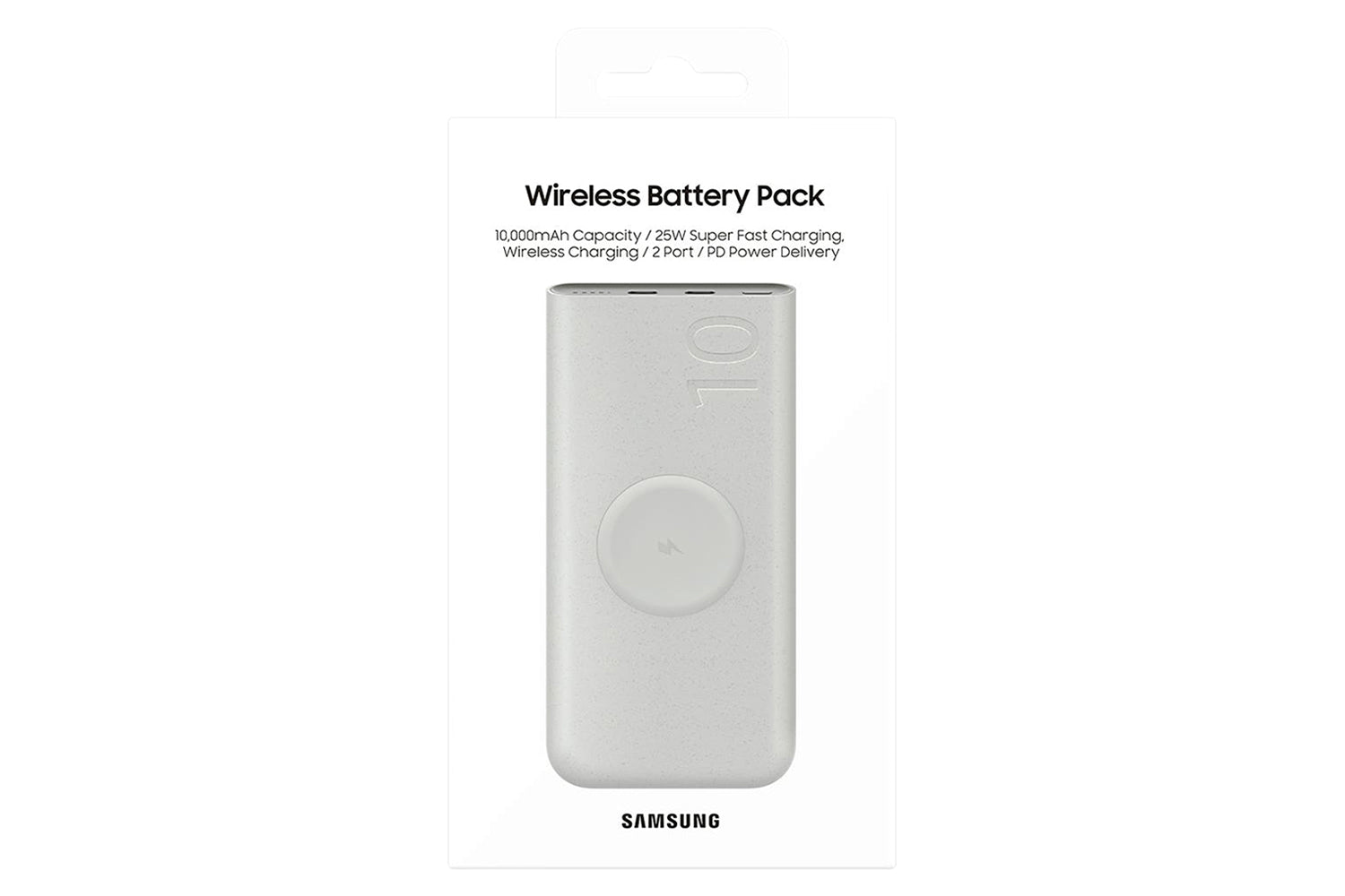 Samsung 10,000 mAh 25W Wireless Super Fast Charging Battery Pack | Beige-6