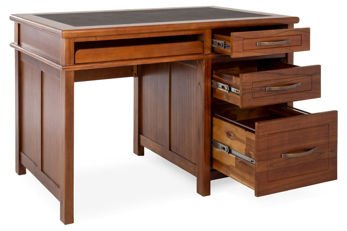 Ebony Office Desk | Small-4