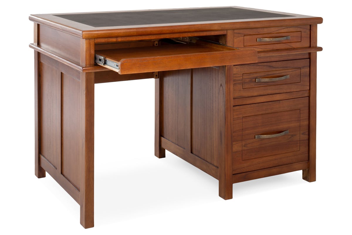 Ebony Office Desk | Small-6