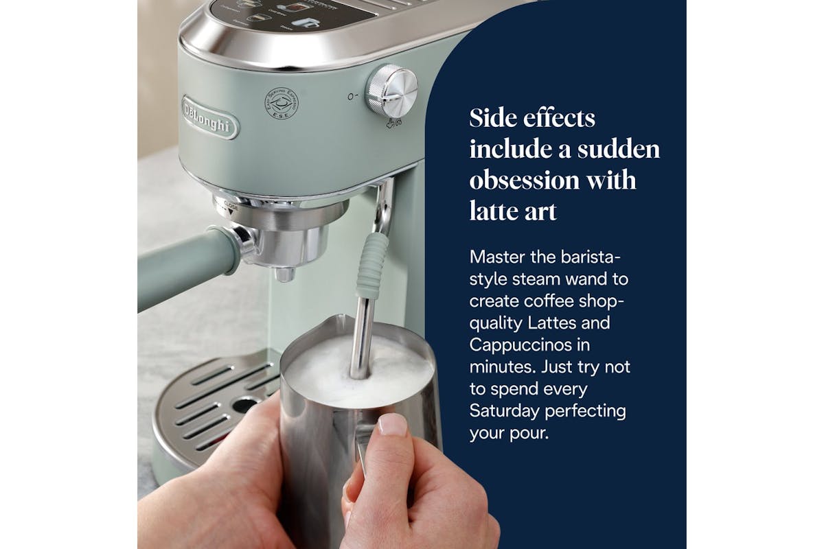 De'Longhi Dedica Duo Espresso Coffee Machine | EC890.GR | Green-7
