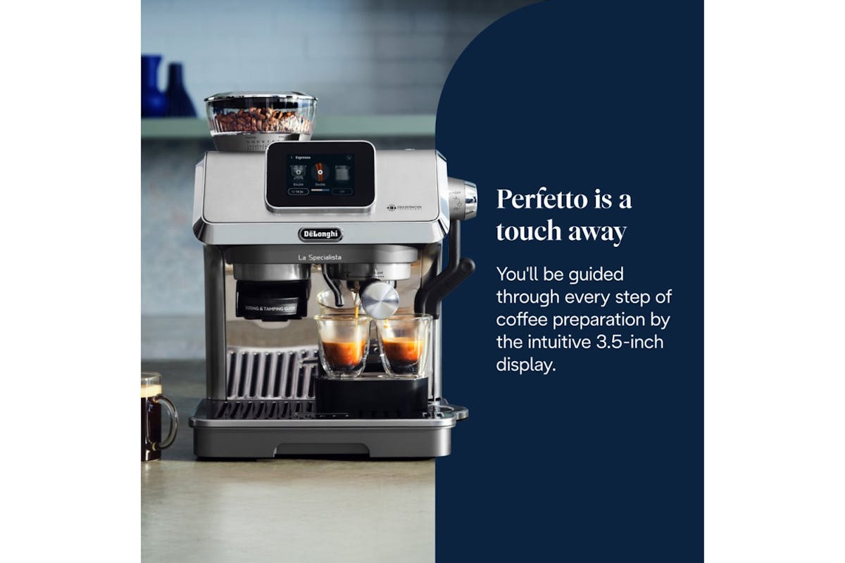 De'Longhi La Specialista Touch Bean-to-Cup Coffee Machine | EC9455.M | Stainless Steel-4