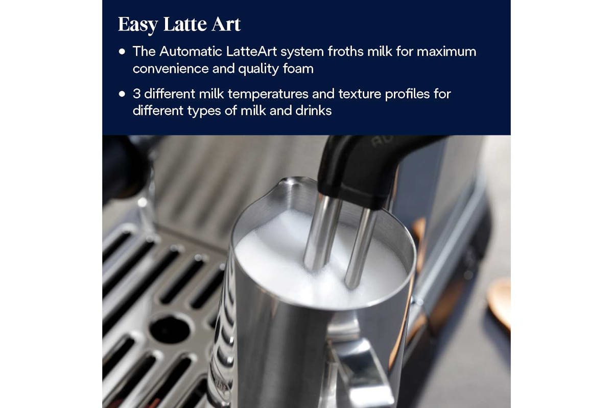 De'Longhi Dedica Maestro Plus Espresso Coffee Machine | EC950.M | Stainless Steel-4