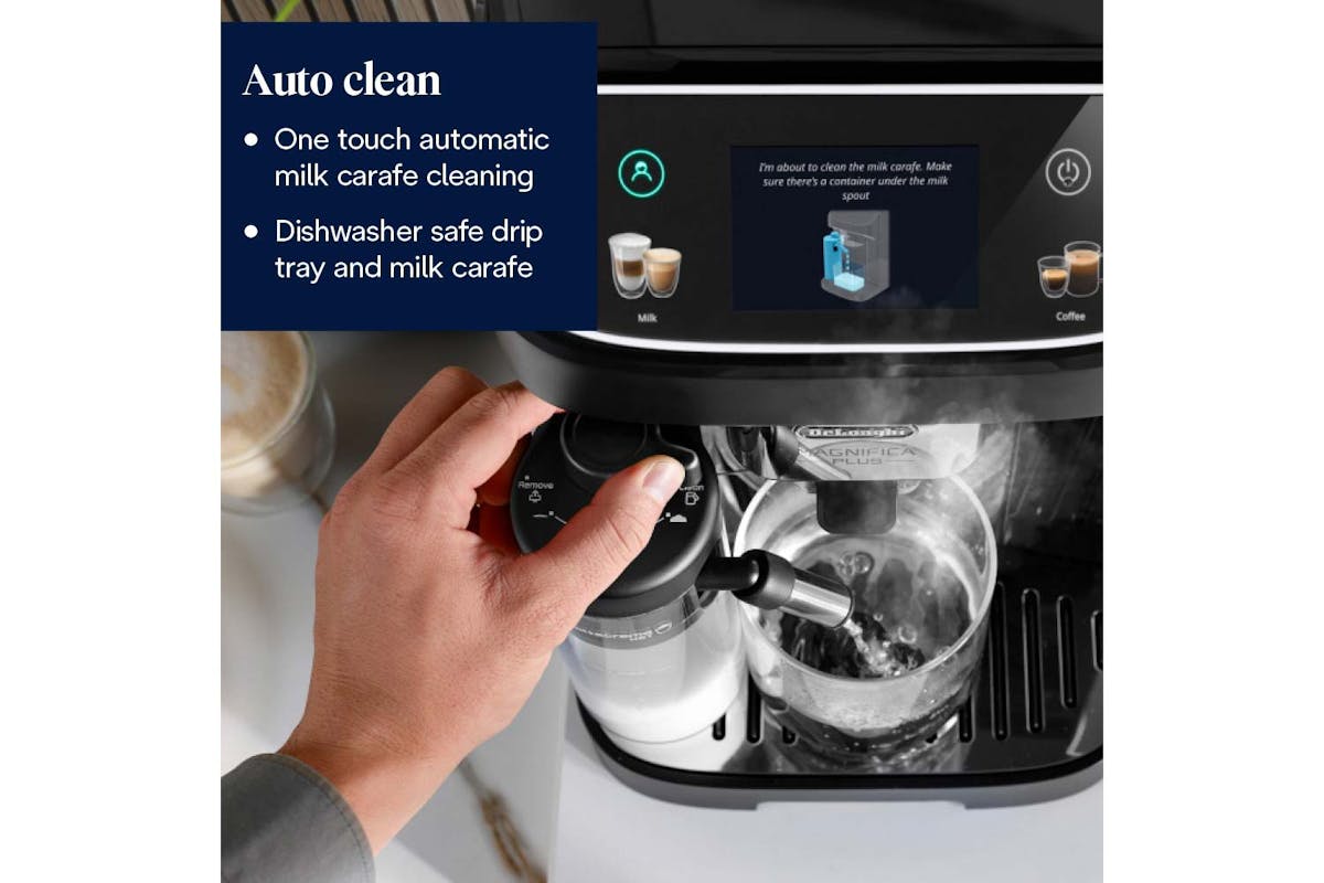 De'Longhi Magnifica Plus Fully Automatic Bean-to-Cup Coffee Machine | ECAM320.60.B | Black-4