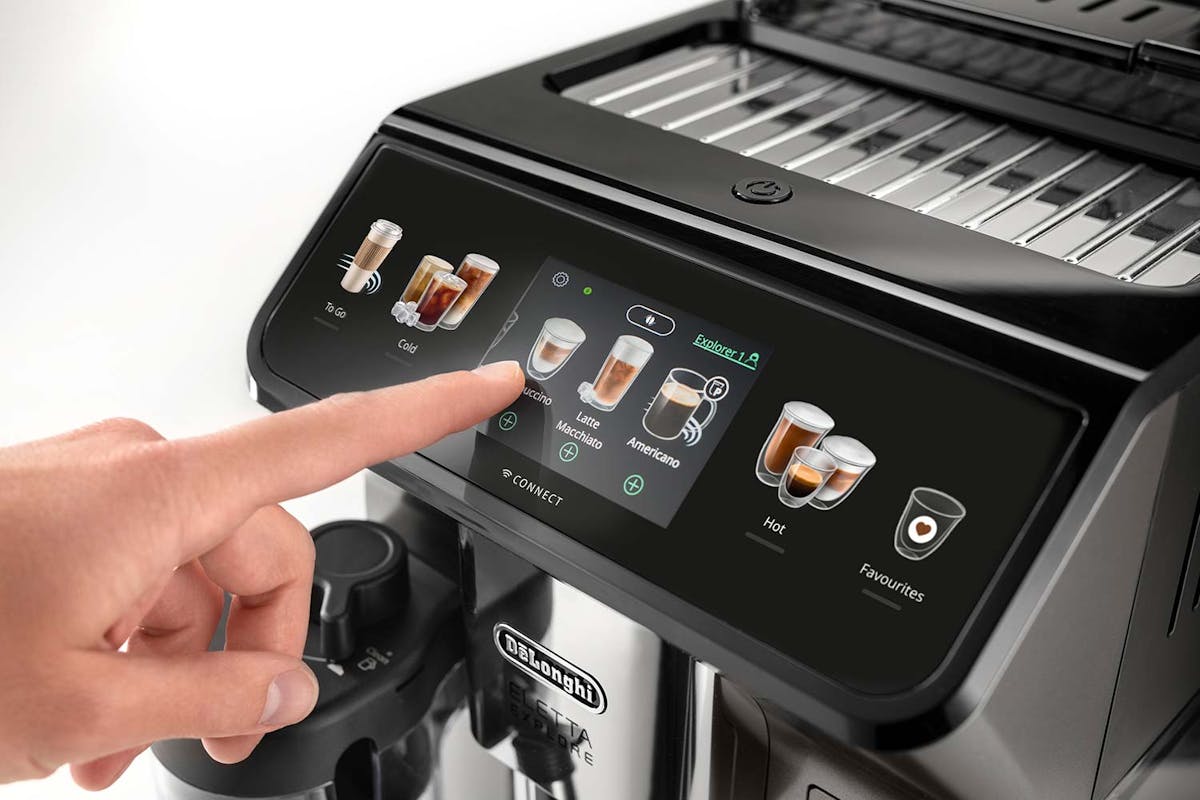 De'Longhi Eletta Explore Fully Automatic Bean-to-Cup Coffee Machine | ECAM450.86.T | Titanium-2