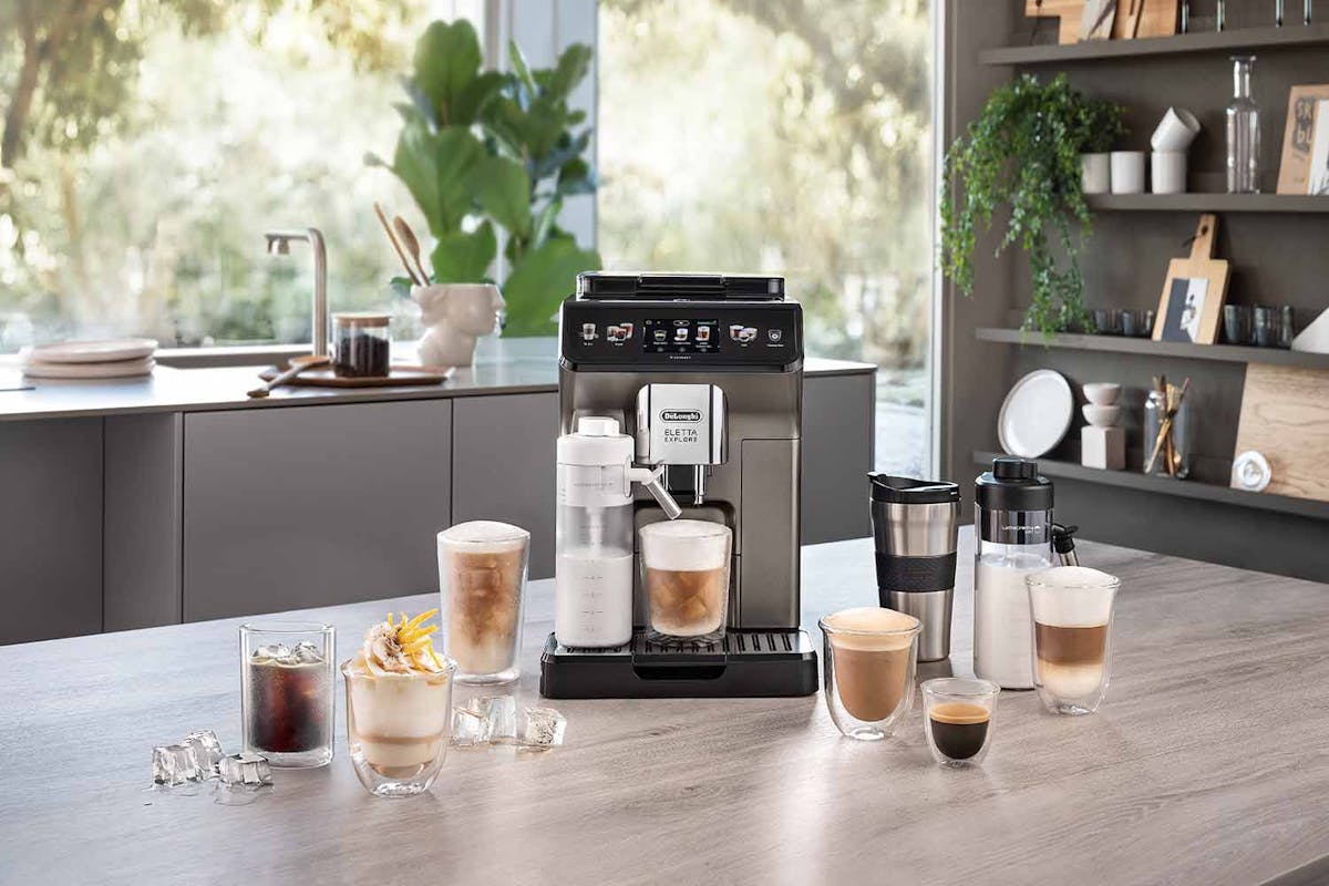 De'Longhi Eletta Explore Fully Automatic Bean-to-Cup Coffee Machine | ECAM450.86.T | Titanium-8