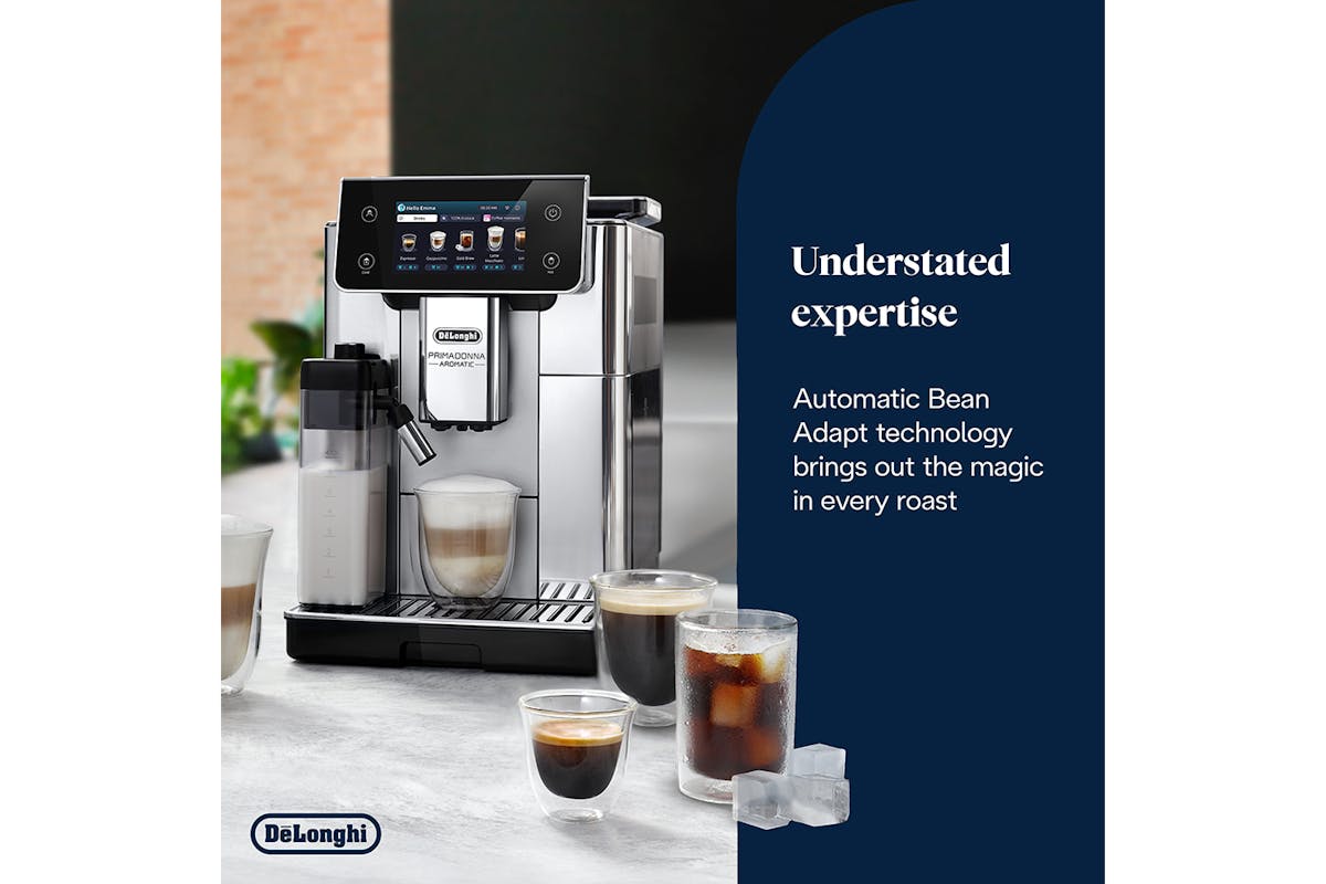 De'Longhi PrimaDonna Aromatic Automatic Bean-to-Cup Coffee Machine | ECAM630.75.TSM | Titanium-2