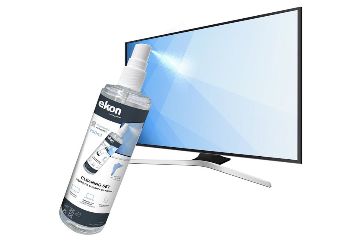 Ekon Screen Cleaning Spray with Microfibre Cloth | 250ml-2