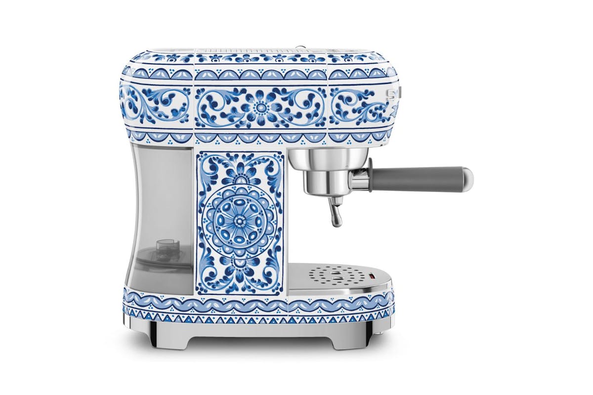 Smeg 50's Style Dolce & Gabbana Espresso Coffee Machine with Pump | ECF02DGBUK-2