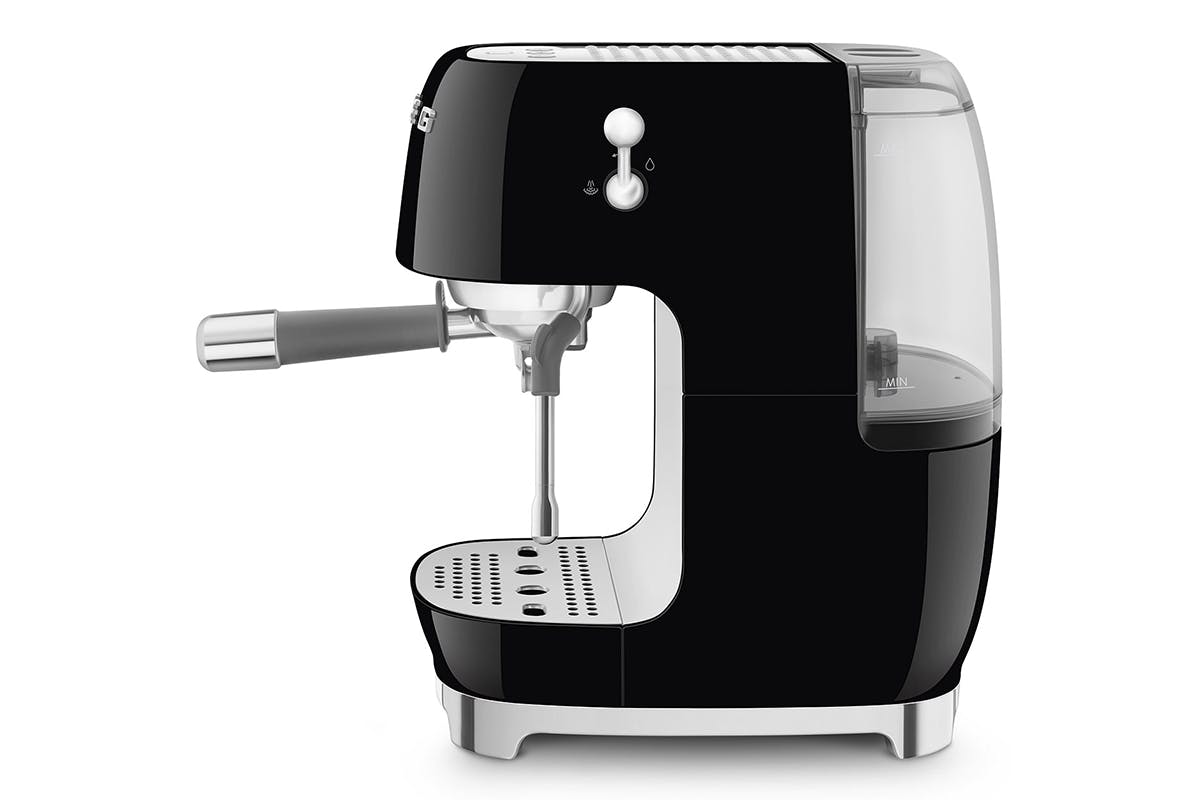 Smeg 50's Style Espresso Cold Brew Coffee Machine | Black| ECF03BLUK-2