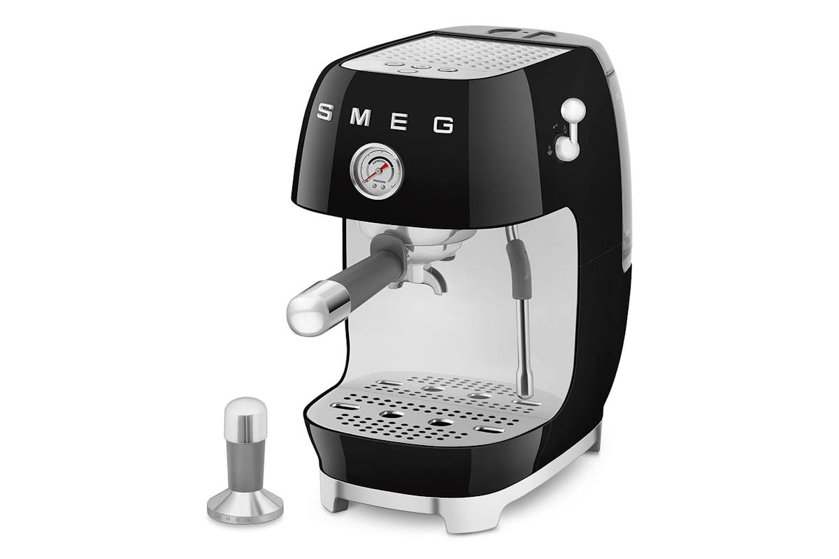Smeg 50's Style Espresso Cold Brew Coffee Machine | Black| ECF03BLUK-6