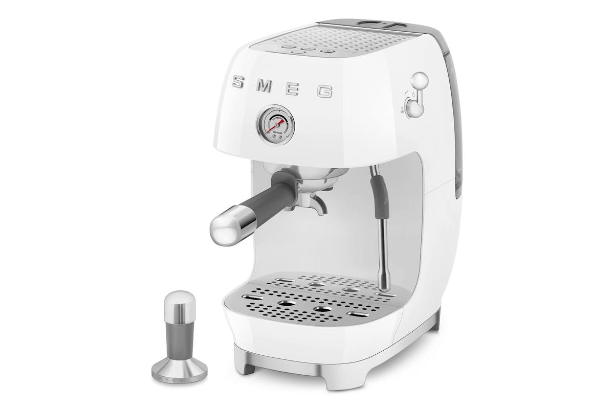 Smeg 50's Style Espresso Cold Brew Coffee Machine | White | ECF03WHUK-4