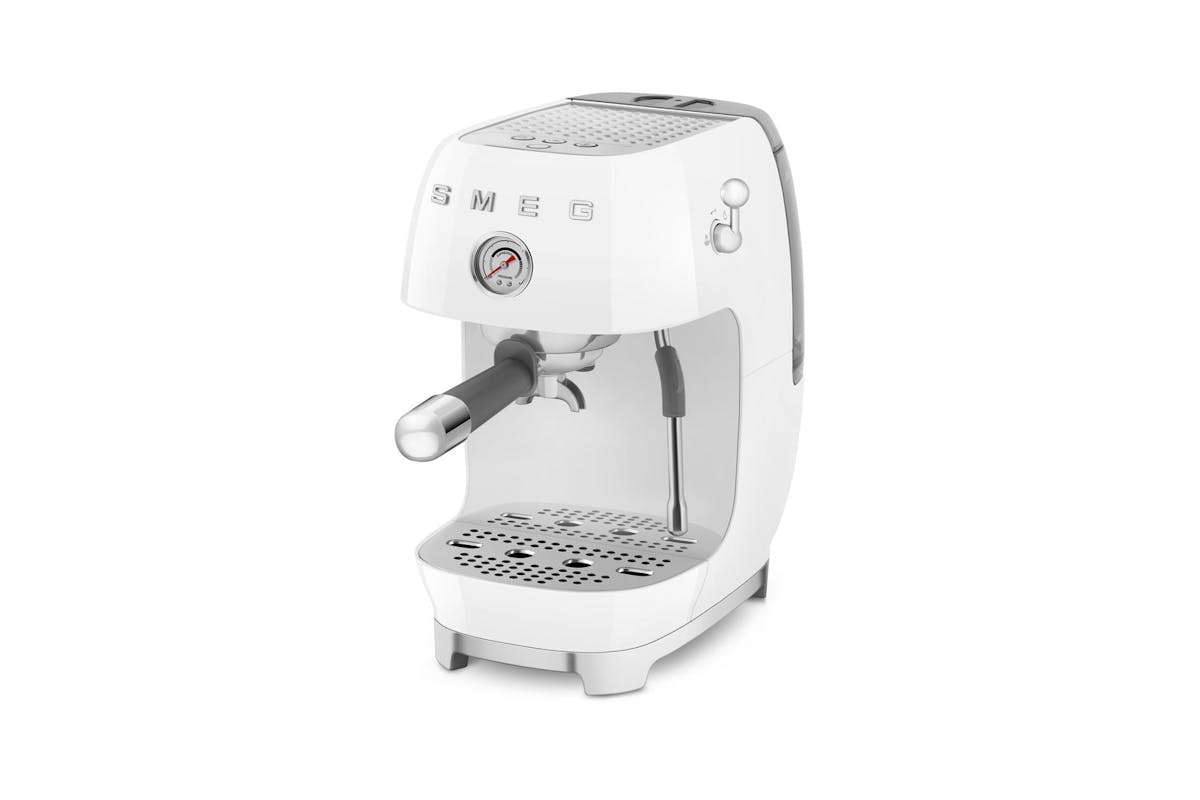 Smeg 50's Style Espresso Cold Brew Coffee Machine | White | ECF03WHUK-7