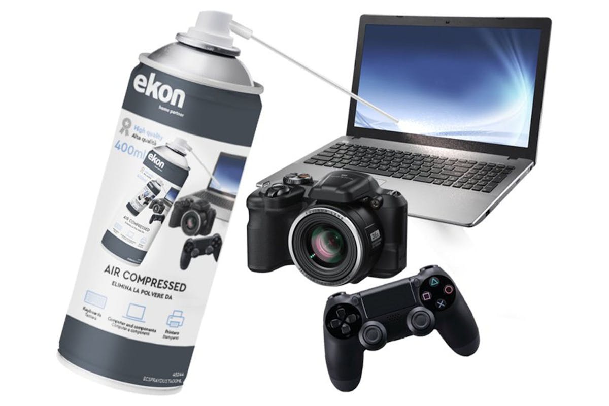 Ekon Compressed Air Spray for Cleaning Office Equipment | 400ml-2