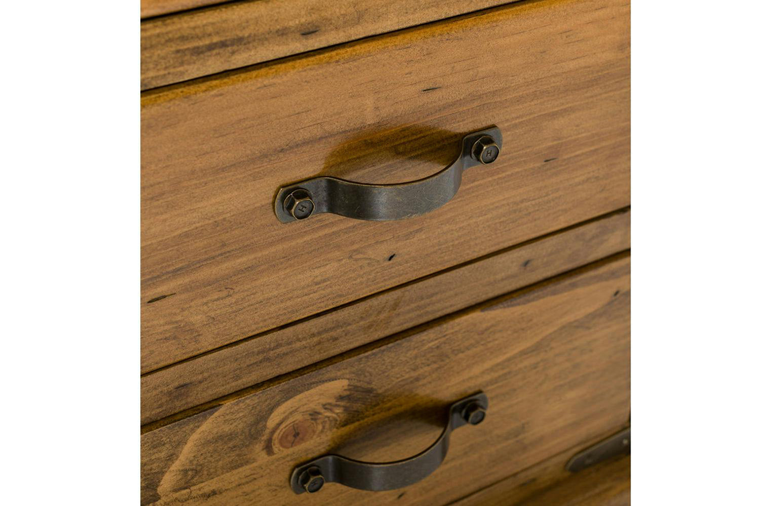 Galveston Bedside Locker | 3 Drawer | Natural-9
