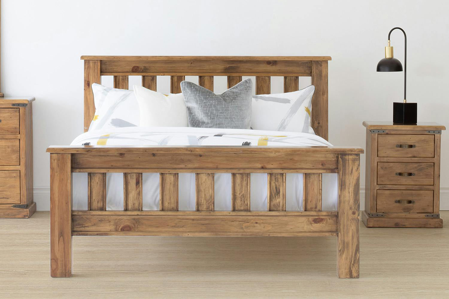 Galveston Bed Frame | Super King | 6ft | Natural