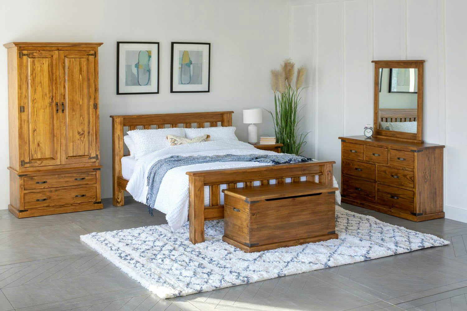 Galveston Dresser Mirror | Natural | 85 x 95 cm-2