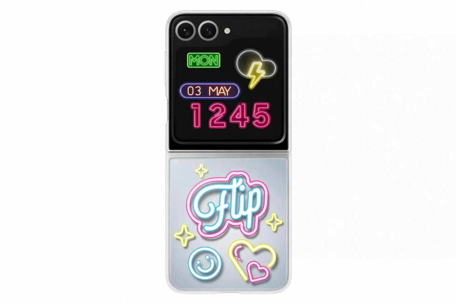 Samsung Galaxy Z Flip 6 Neon Flipsuit Case| Grey