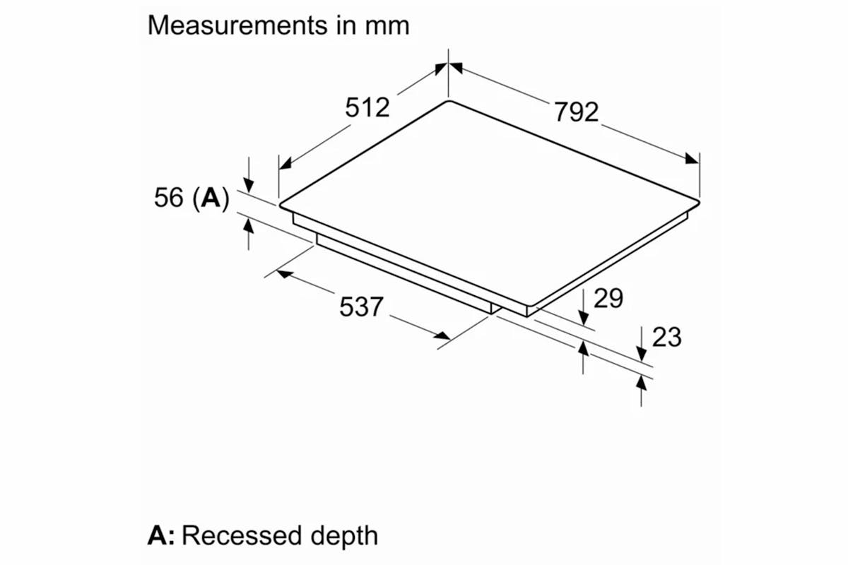 Siemens iQ100 80cm Induction Hob | EH801HVB1E-5