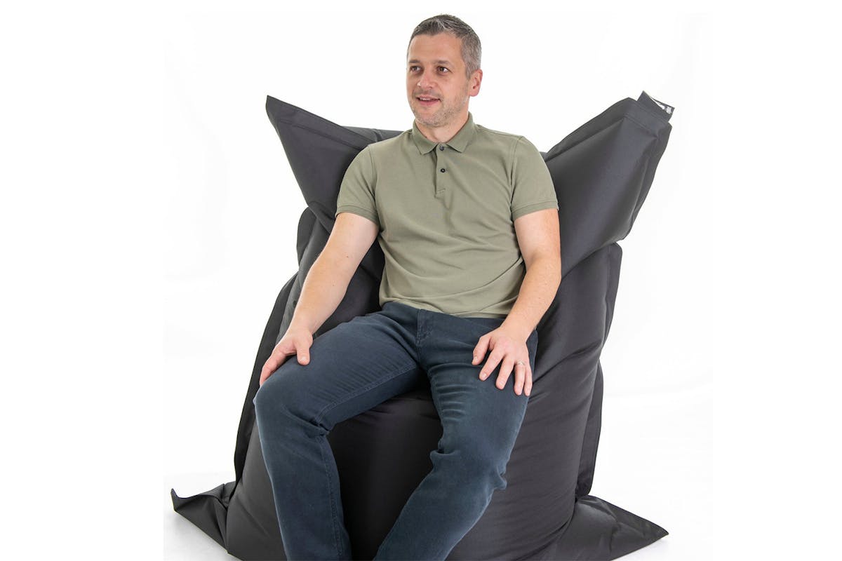 Elephant Jumbo Classic Nylon Bean Bag | Urban Black