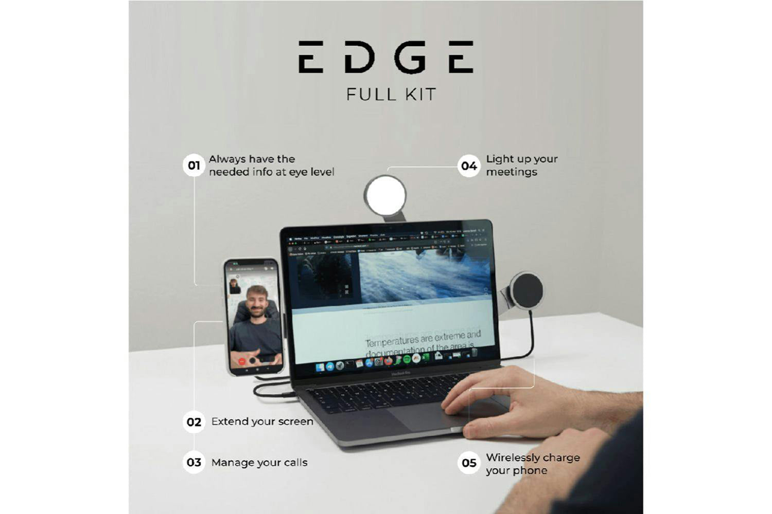 Rolling Square Edge Full Kit | Grey-11