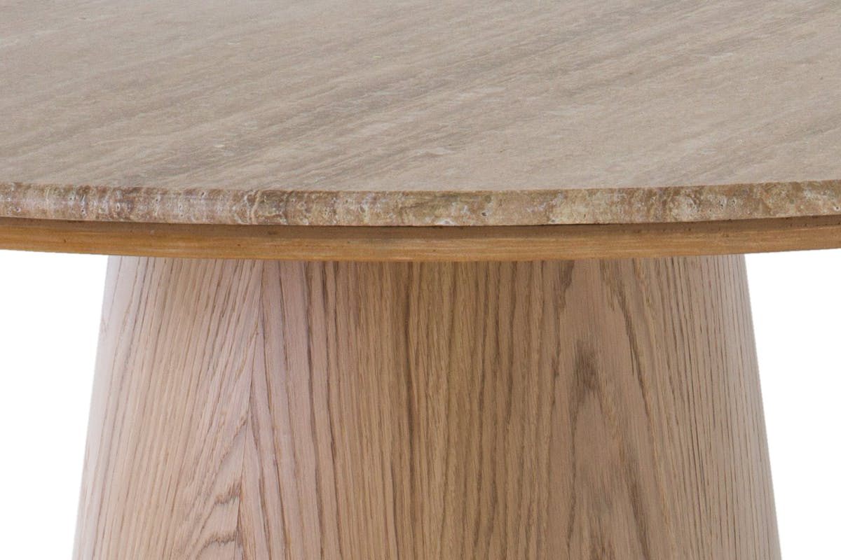 Ellie Travertine Dining Table | 130 Cm-3