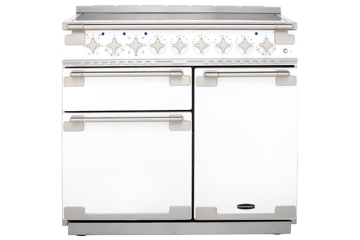 Rangemaster 100cm Elise Induction Range Cooker | ELS100EIWH/ | White