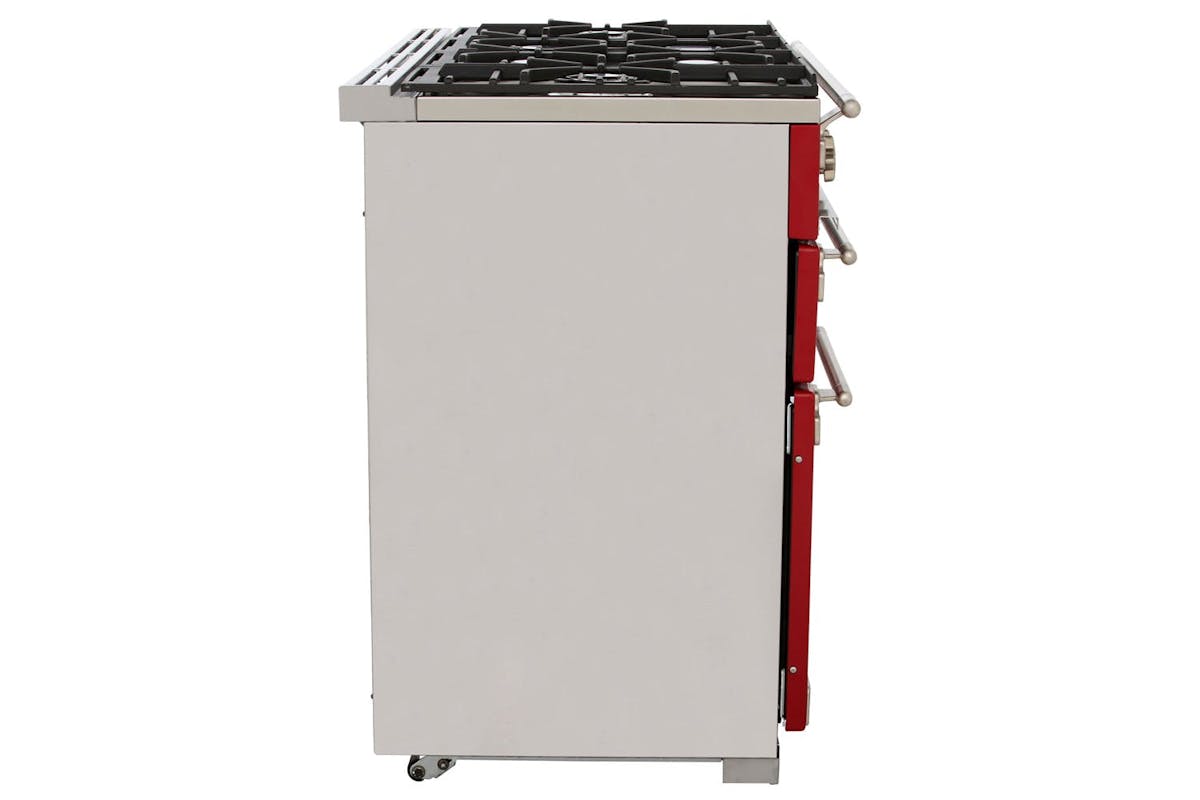 Rangemaster Elise 110cm Dual Fuel Range Cooker | ELS110DFFRD | Red-5