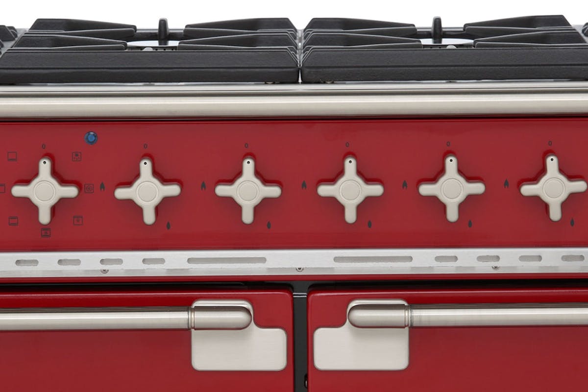 Rangemaster Elise 110cm Dual Fuel Range Cooker | ELS110DFFRD | Red-7