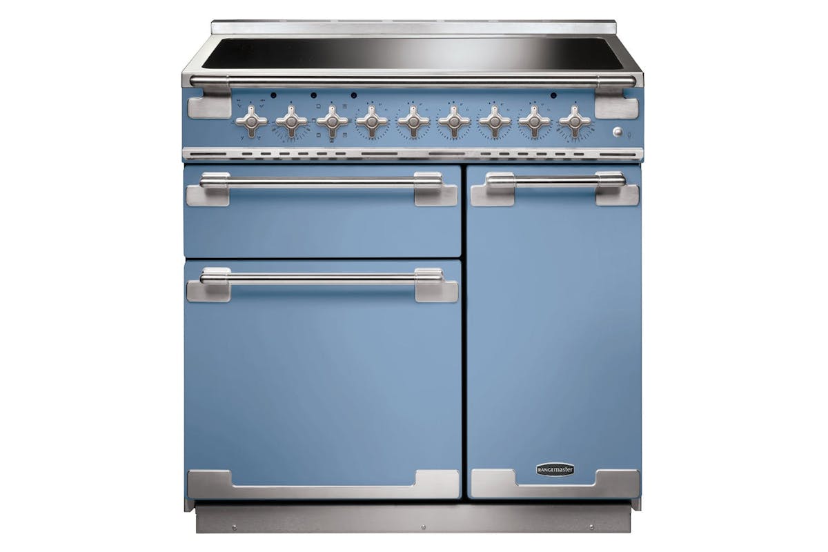 Rangemaster Elise 90cm Electric Range Cooker | ELS90EICA | China Blue