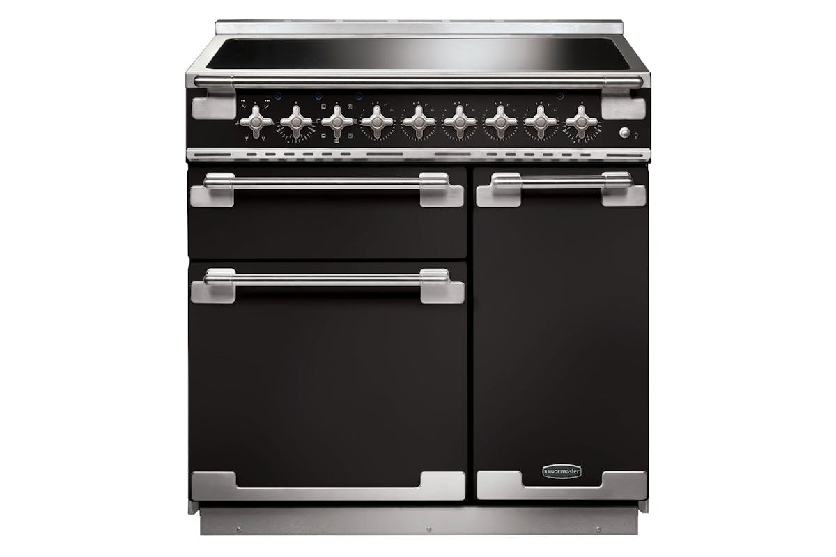 Rangemaster Elise 90cm Electric Range Cooker | ELS90EIGB | Black