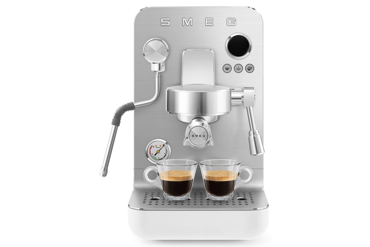 Smeg Espresso Coffee Machine with Pump | EMC02WHMUK | White-6