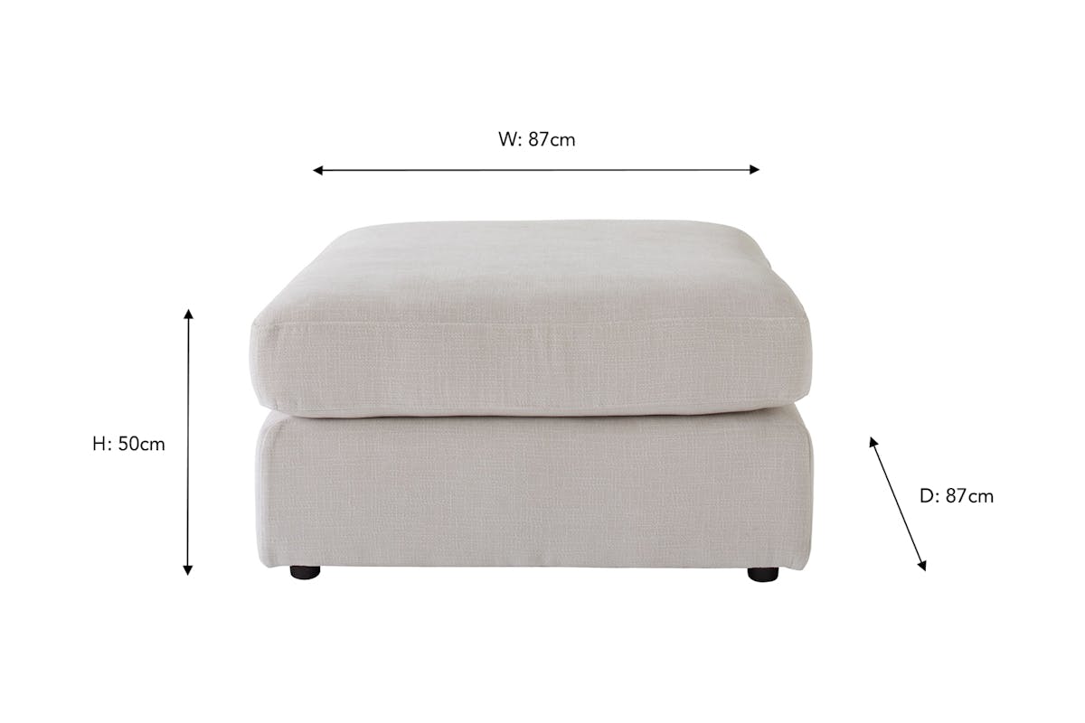 Emerson Footstool | Fabric-3