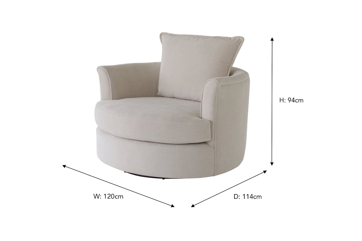 Emerson Twister Chair | Fabric-3