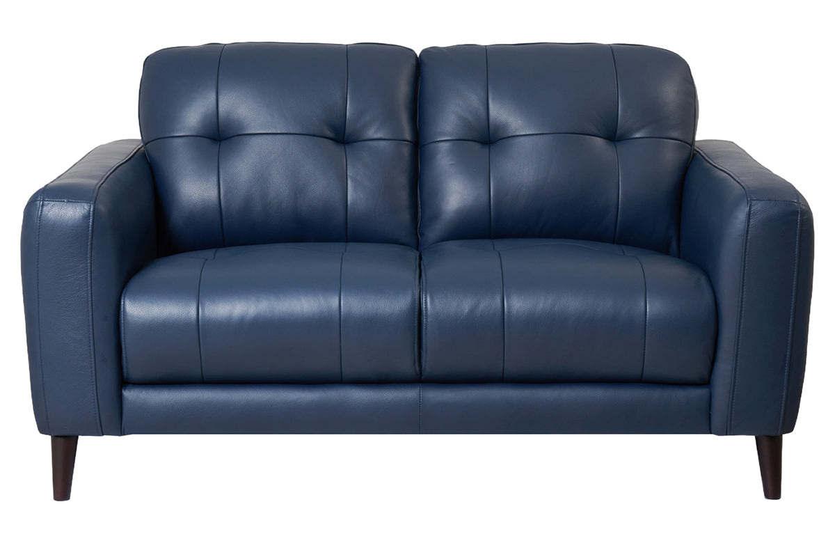 Emmy 2 Seater Sofa | Leather | Blue
