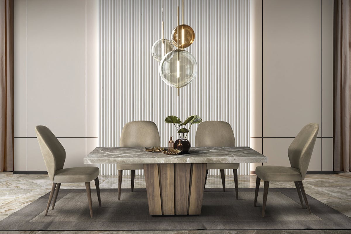 Empire Dining Table | 200 cm | Apuan Storm