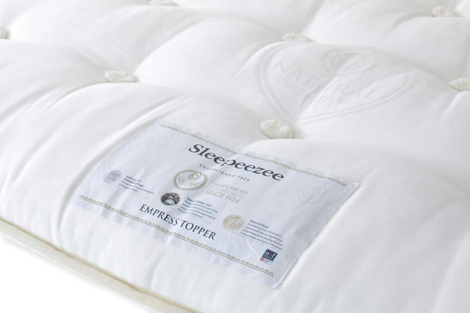 Sleepeezee | Empress Mattress Topper 10 cm | Single | 3ft-4