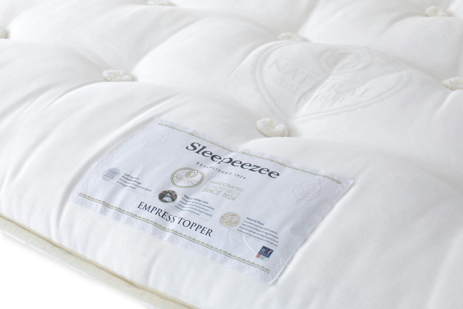 Sleepeezee | Empress Mattress Topper 10 cm | King | 5ft-5