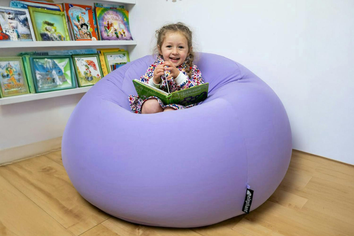 Elephant | Mellow Bean Bag | Lilac
