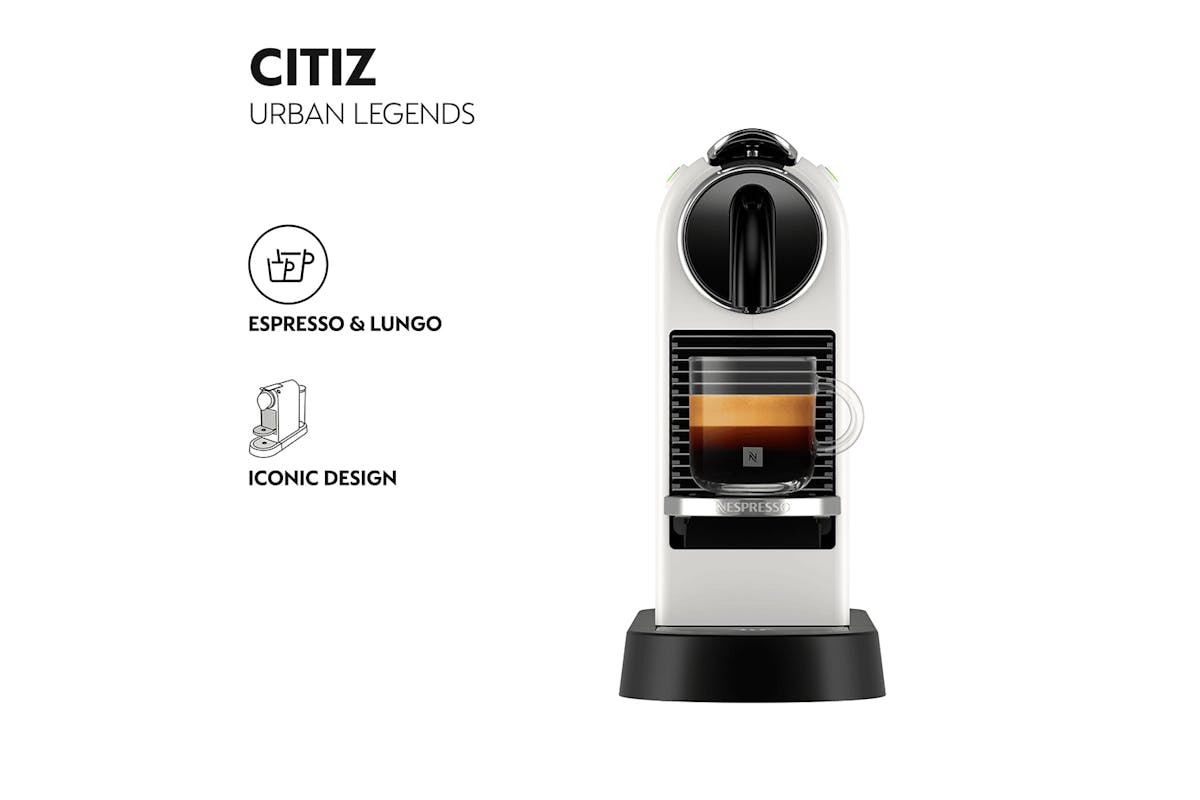 Nespresso Citiz Coffee Machine by De'Longhi | EN167.W | White-3