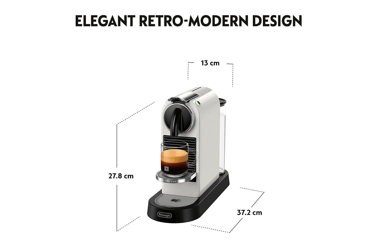 Nespresso Citiz Coffee Machine by De'Longhi | EN167.W | White-5