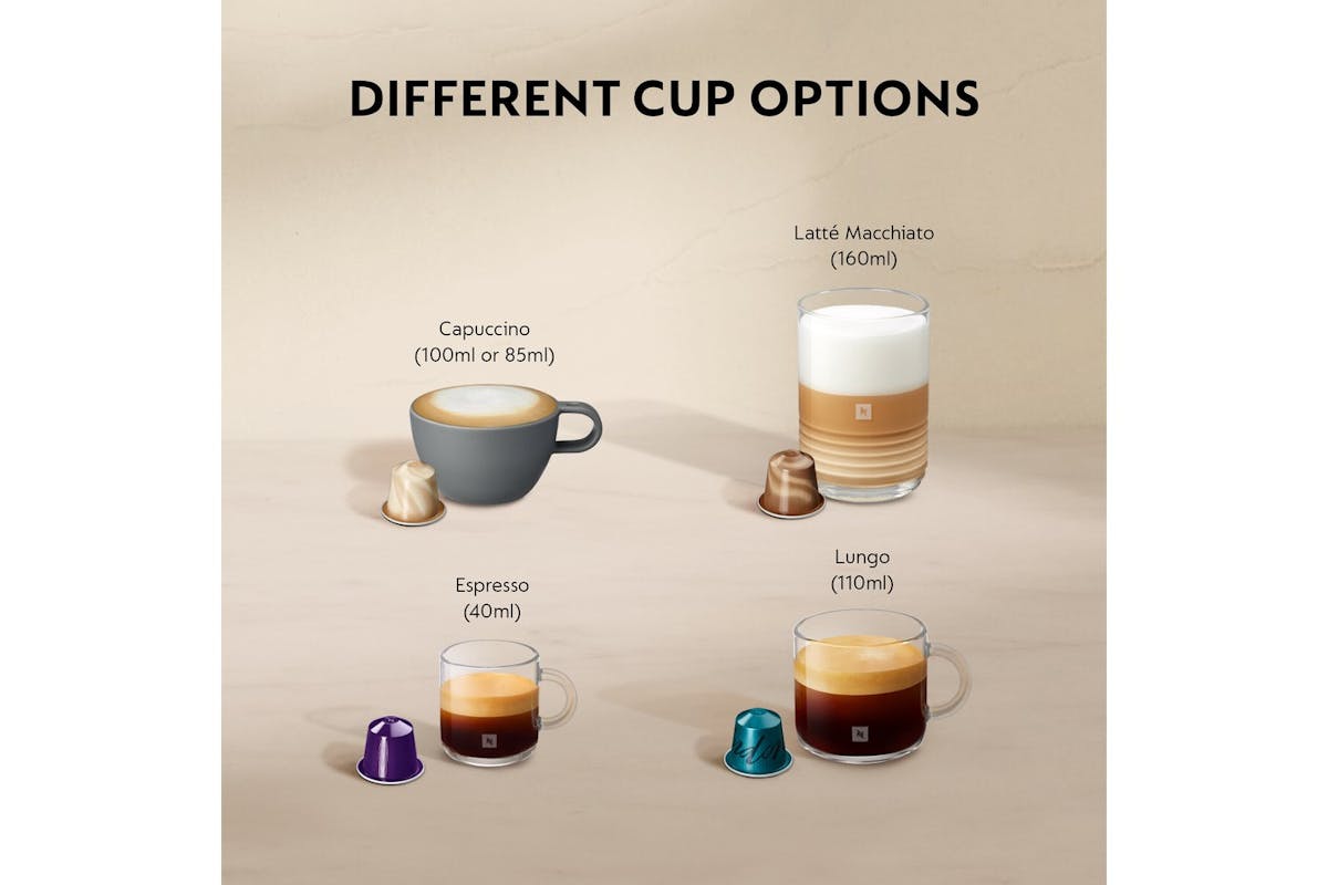 Nespresso Citiz Coffee Machine with Aeroccino Milk Frother by De'Longhi | EN267.WAE | White-3