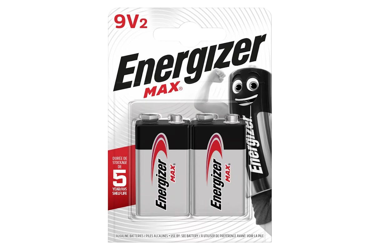 Energizer Max 9V Battery | 2 Pack