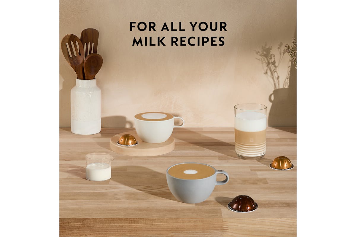 Nespresso Vertuo Next Coffee Machine  with Aeroccino Milk Frother by De'Longhi | ENV120.WAE | White-7