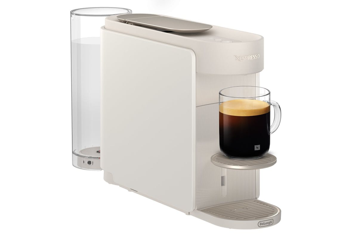 Nespresso Vertuo Up Pod Coffee Machine by De'Longhi | Pearl White | ENV200.W-13