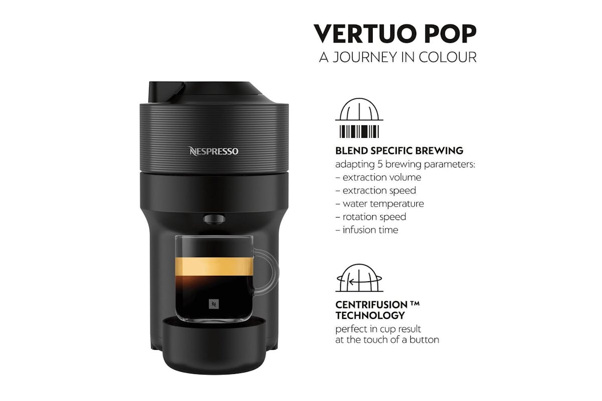 Nespresso Vertuo Pop Coffee Machine by De'Longhi | ENV90.B | Black-2